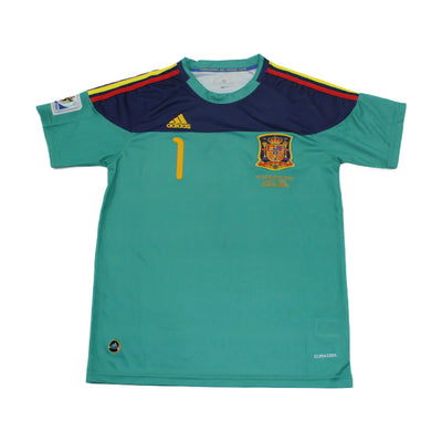 Spain 2010 Blue Goalkeeper Shirt