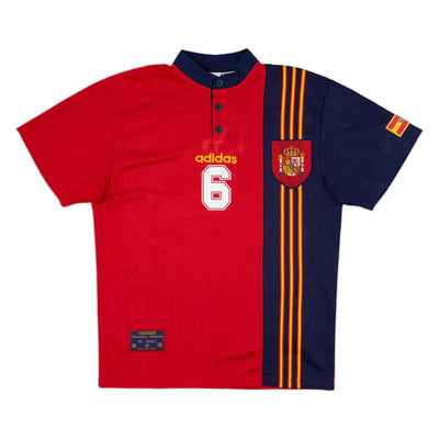 Spain 1996 Home Shirt