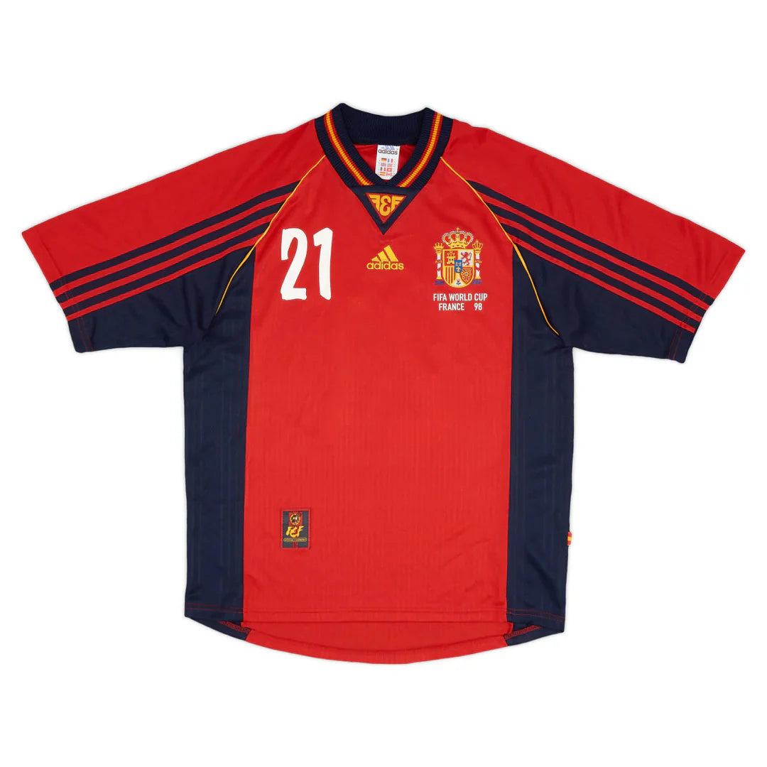 Spain 1998 Home Shirt