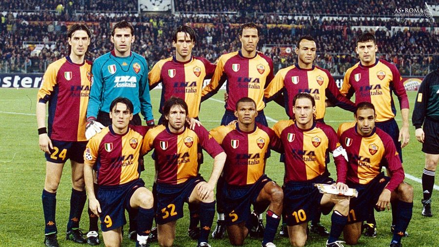 Roma 2001-02 Home Shirt