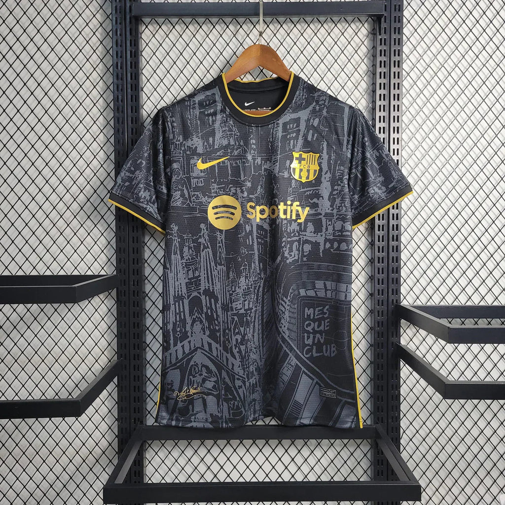 Barcelona Black Cityscape Jersey