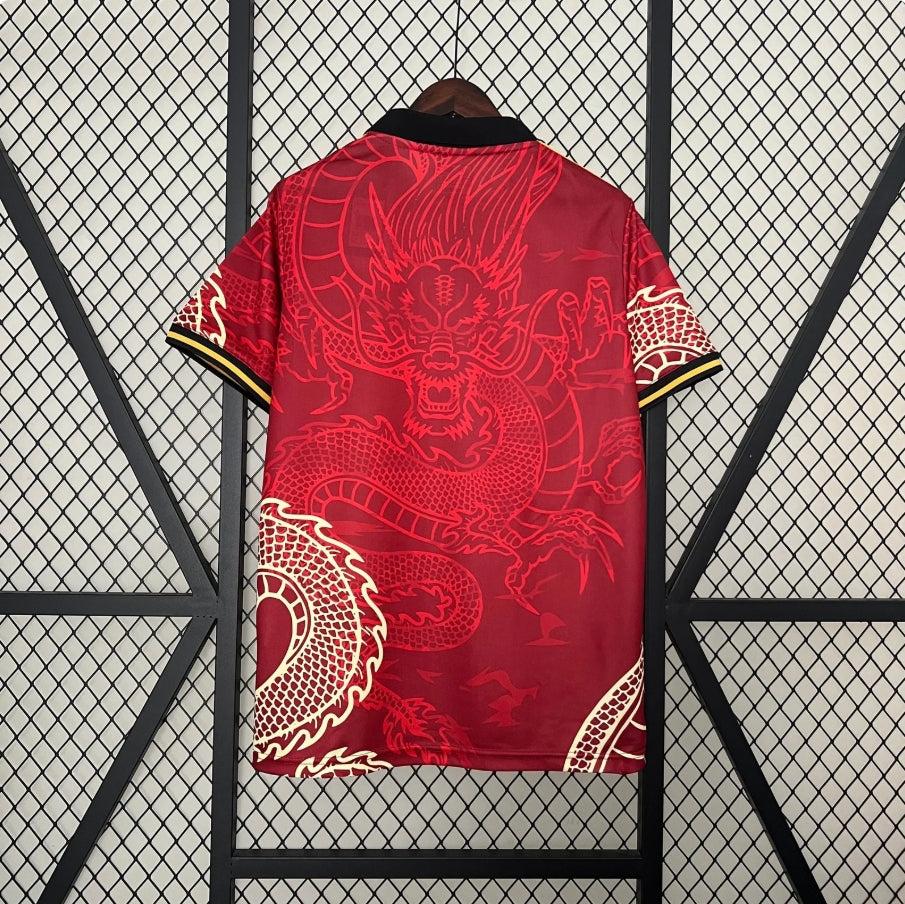 Real Madrid Red Dragon Jersey