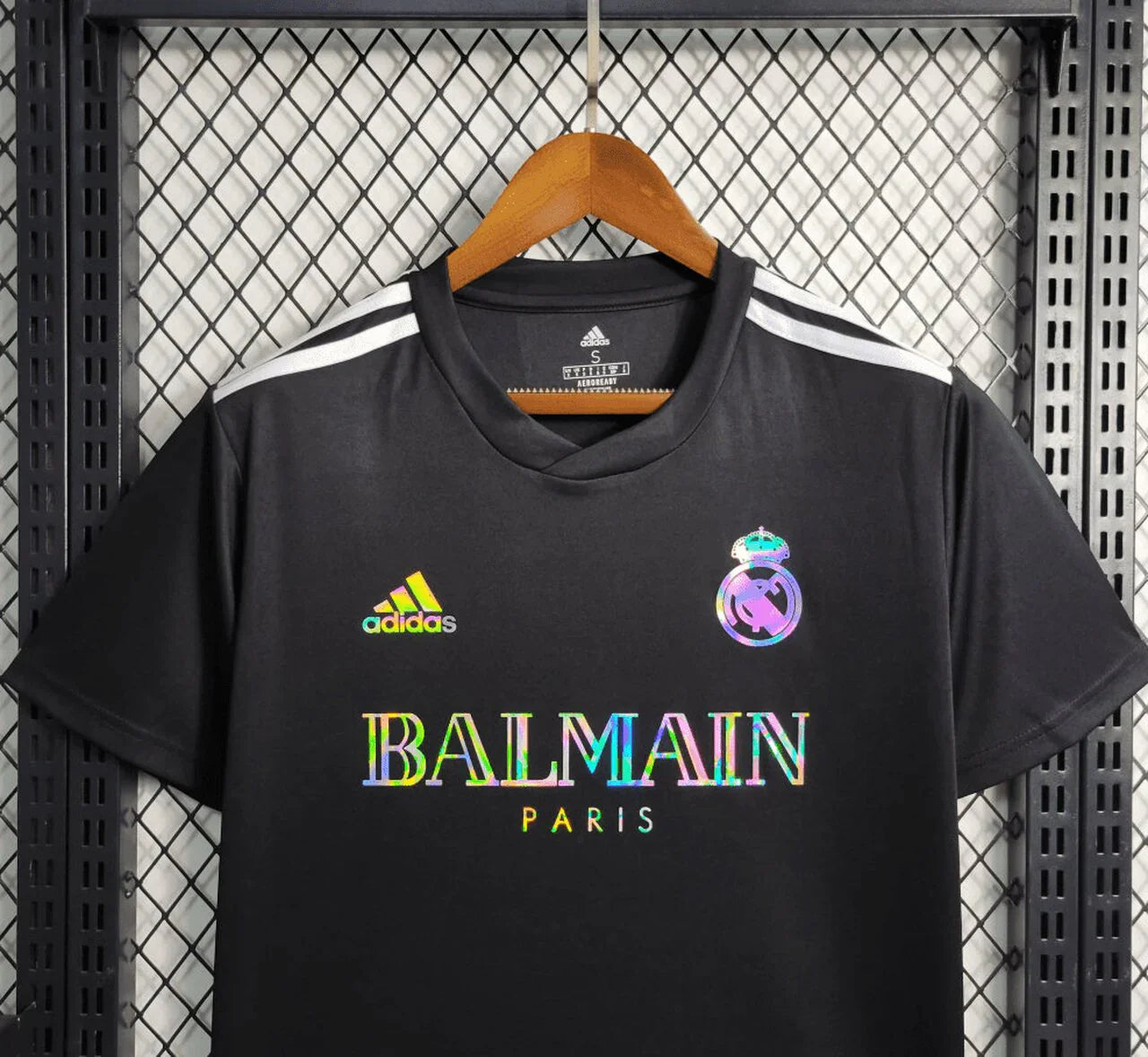 Real Madrid Black Balmain Jersey