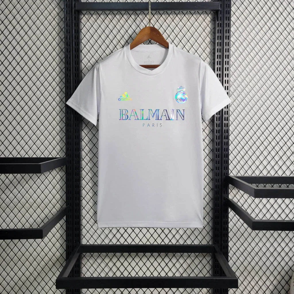 Real Madrid White Balmain Jersey