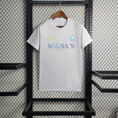Real Madrid White Balmain Jersey