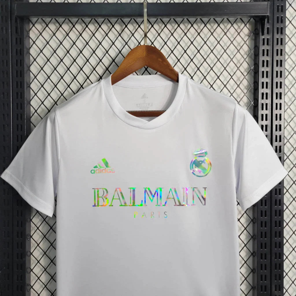 Real Madrid White Balmain Jersey