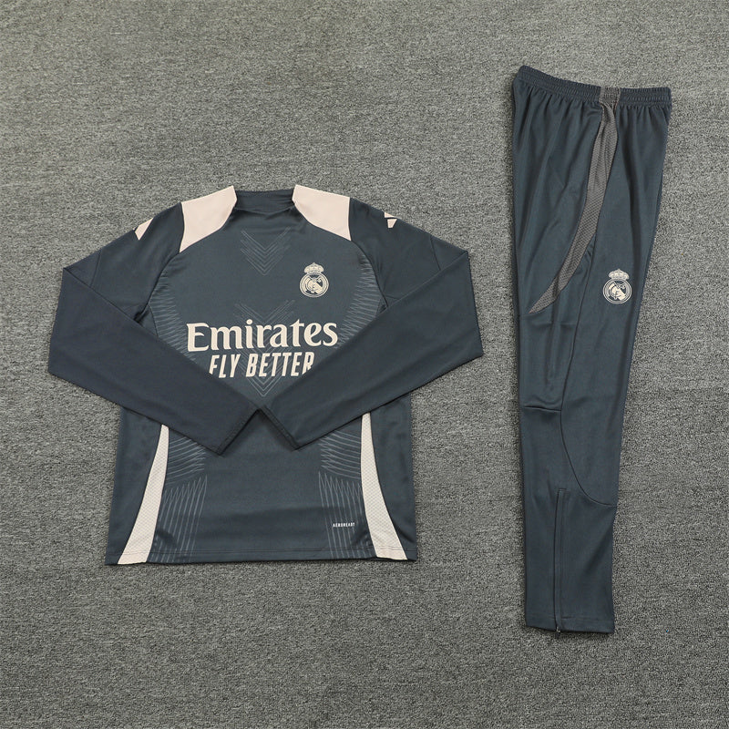 Real Madrid Grey Tracksuit