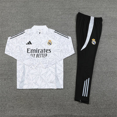 Real Madrid White/Black Tracksuit