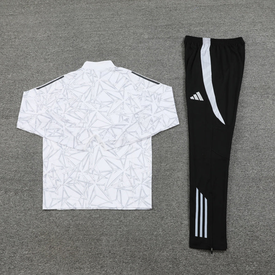 Real Madrid White/Black Tracksuit