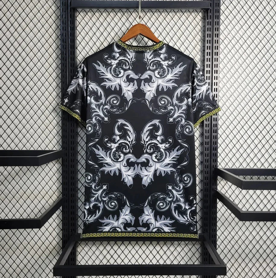 Italy Black Versace Jersey