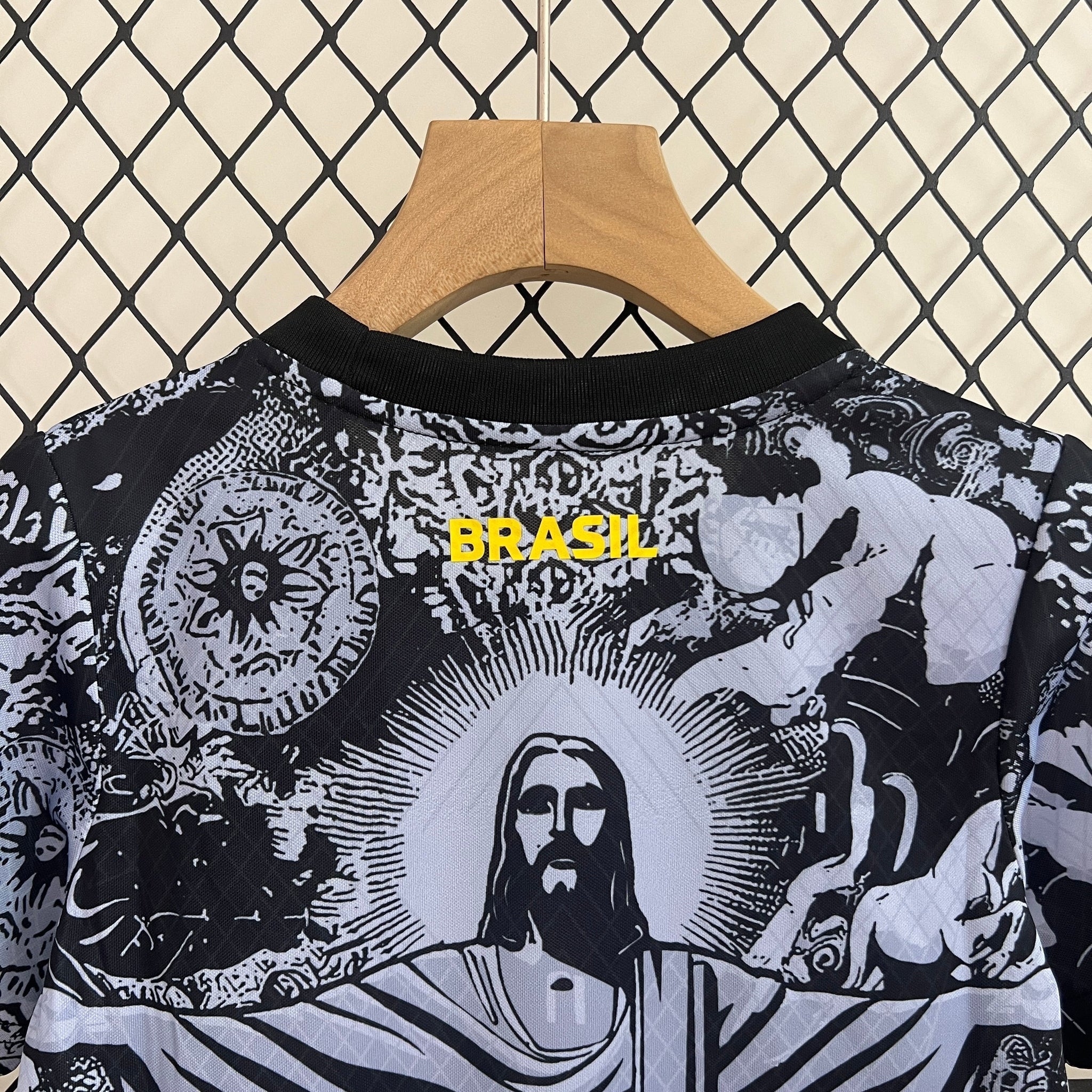 Brazil Black Savior Jersey Kids Size