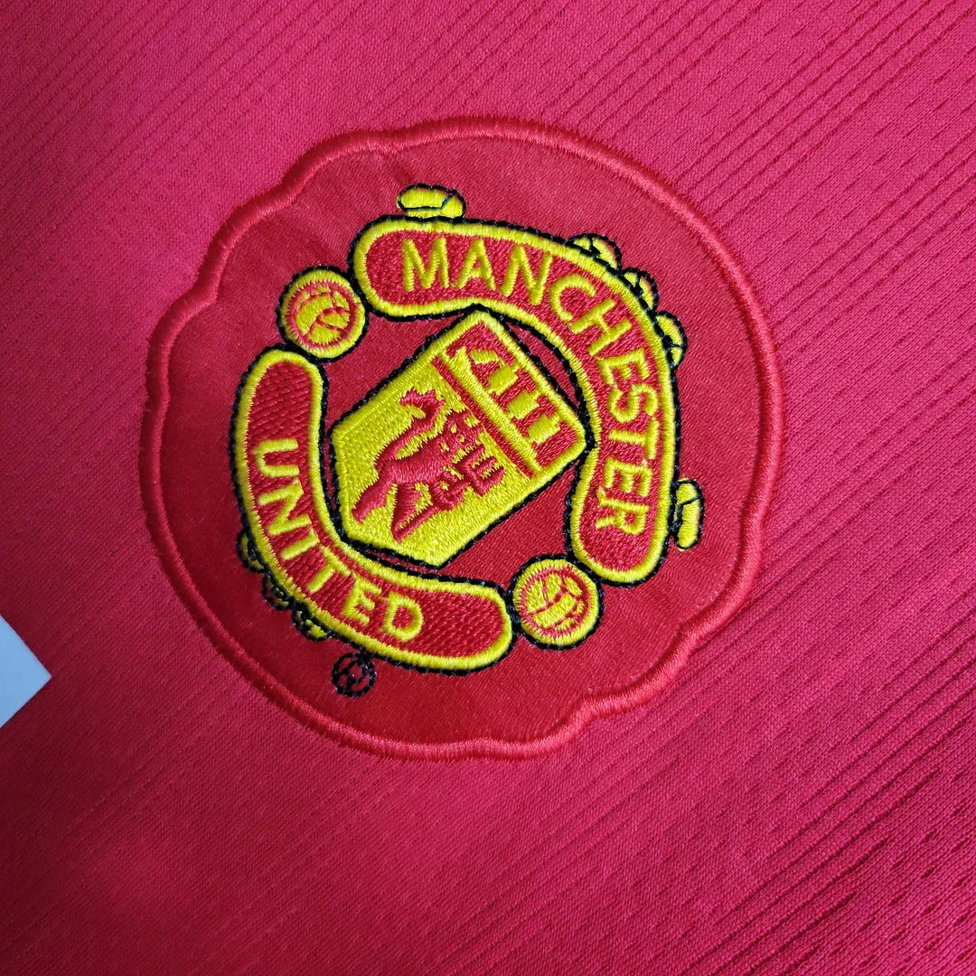 Manchester United 2007/2008 Home Long Sleeve Jersey