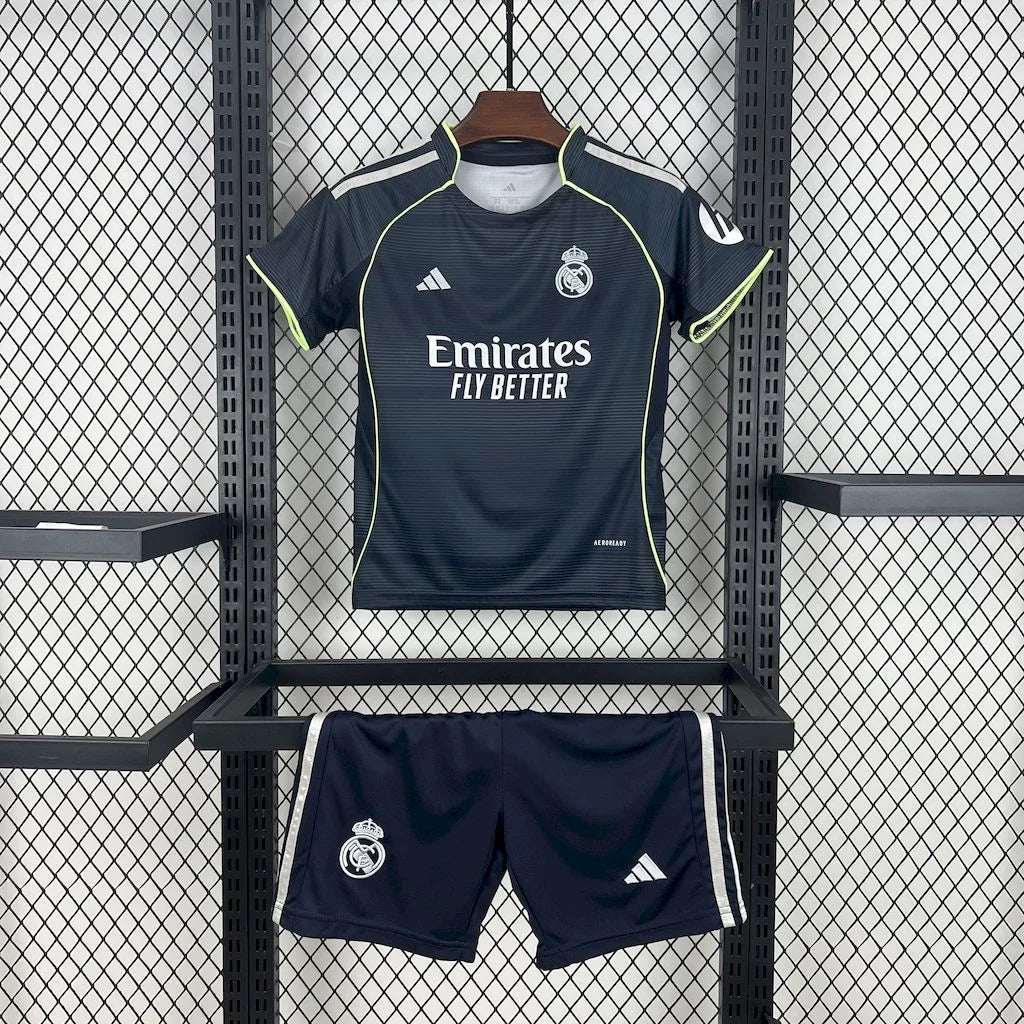 Real Madrid 2025/2026 Away Jersey Kids Size