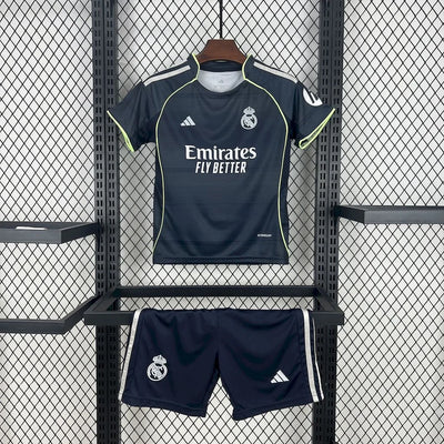 Real Madrid 2025/2026 Away Jersey Kids Size