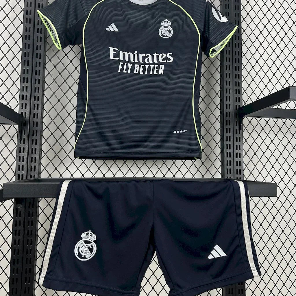 Real Madrid 2025/2026 Away Jersey Kids Size